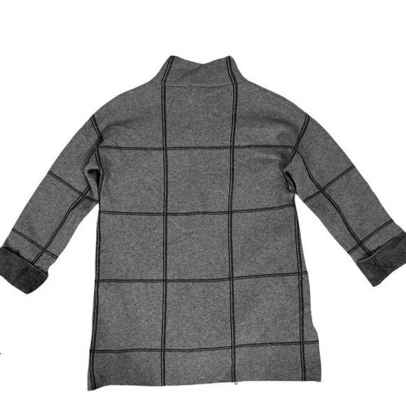 Tahari mock turtleneck lines sweater - Picture 2 of 4